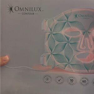Omnilux Contour LED Face Mask - Pink and White